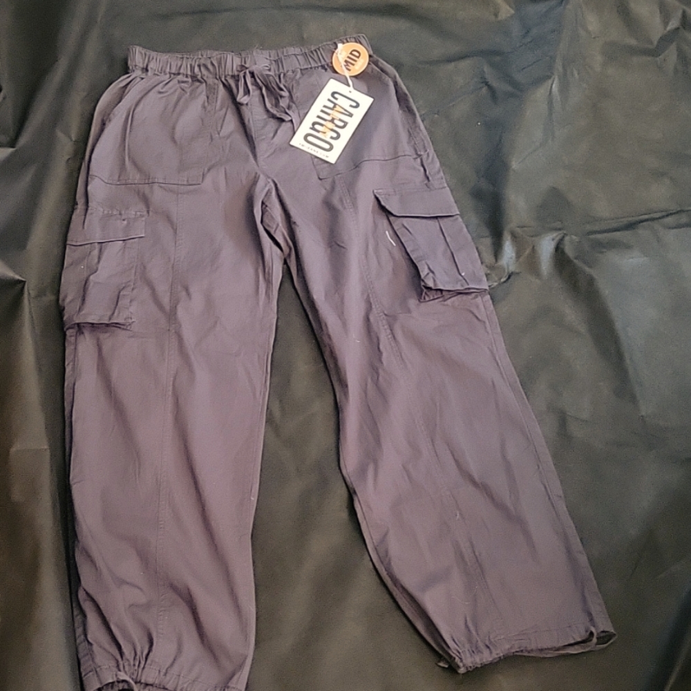 Women's gray cargo pants